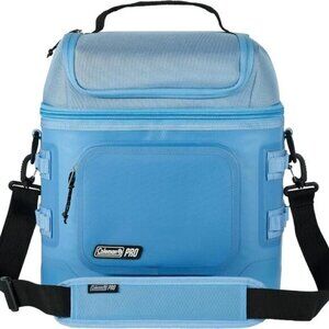 NEW Coleman Pro 24 Can Beverage Soft Cooler Lunchbox Fully Insulated Lid & Body